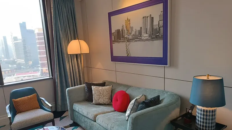 Styled living room