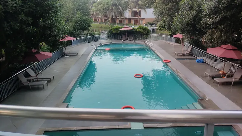 Resort-style outdoor pool